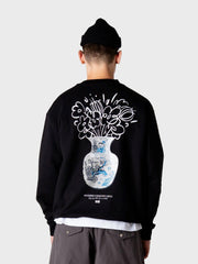 Woodbird WBCane Ming Crewneck Sweater | Black