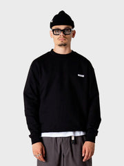 Woodbird WBCane Ming Crewneck Sweater | Black