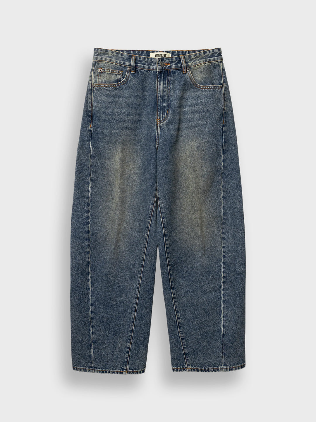 Woodbird WBGhat Twisted Jeans | Blue Vintage